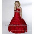 2012 robe à billes rouge chaude appliquée à la robe robe de bal à la robe à la robe à la mode CWFaf4135